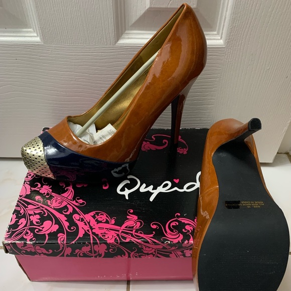 Qupid Camel 2-tone pumps, NEW never worn - Picture 3 of 4